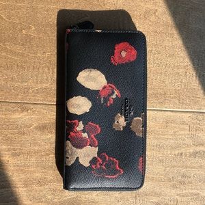 Coach coated canvas wallet